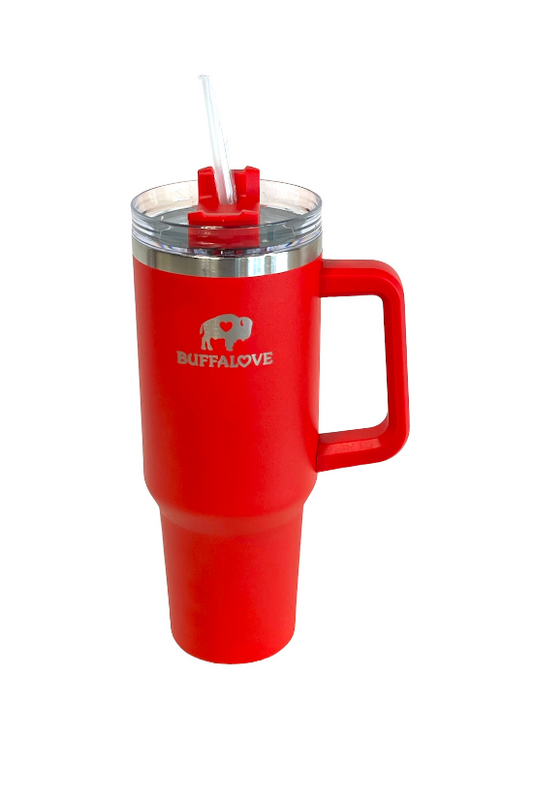 40 oz Football Colors Stainless Tumbler