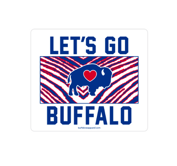 Let's Go Stripes Sticker