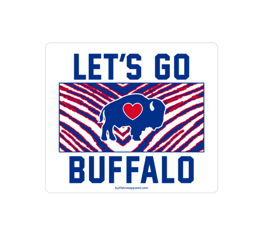 Let's Go Stripes Sticker