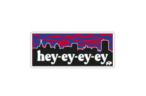 Hey Ey Ey Skyline Mini Sticker