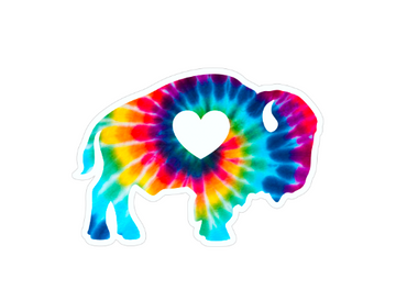 Diecut Tie Dye Mini Sticker