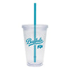 Buffalo Script Plastic Tumbler