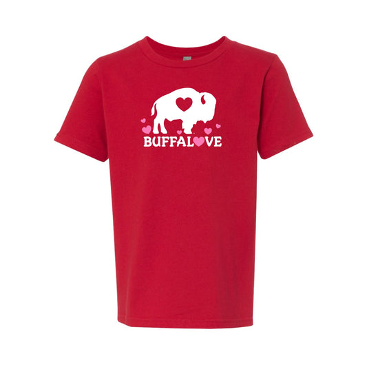 Youth Buffalo Heart T Shirt