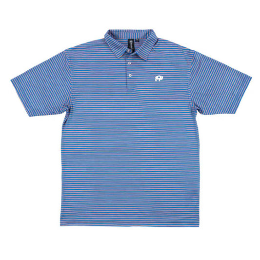Mens Striped Polo