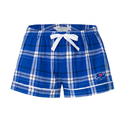Ladies Flannel Plaid Shorts