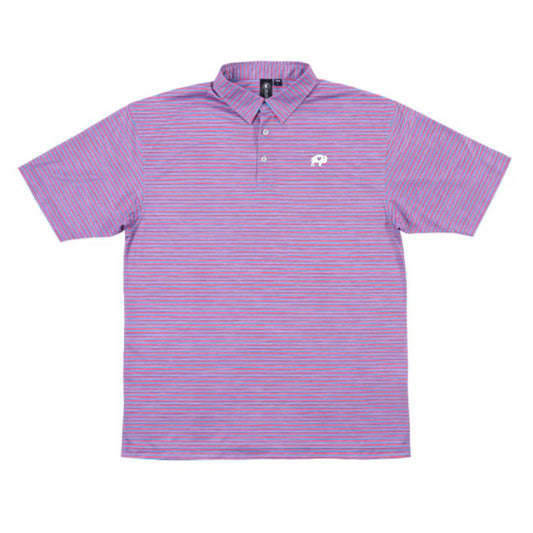 Mens Striped Polo