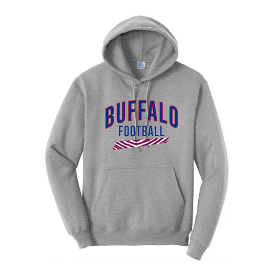 Buffalo Football Striped Hoodie