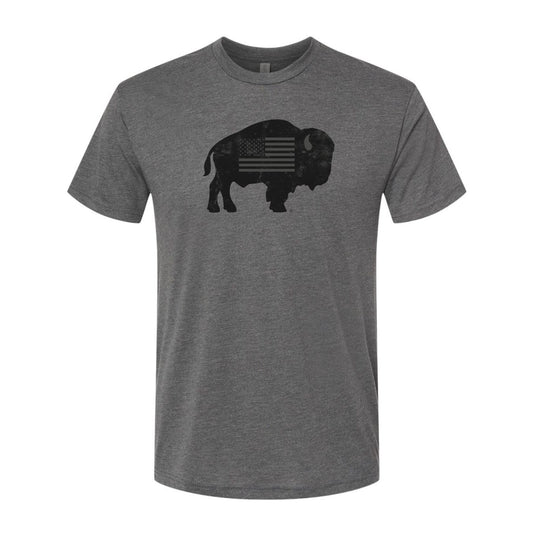 Distressed Buffalo Flag T-Shirt