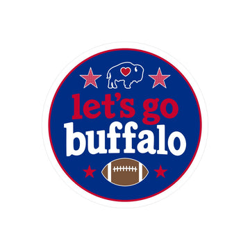 Buffalo Football Star Sticker