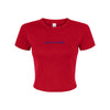 Ladies Built For Buffalo Mid-Crop T Shirt