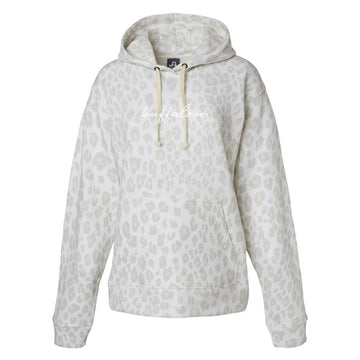 Leopard Embroidered Hoodie