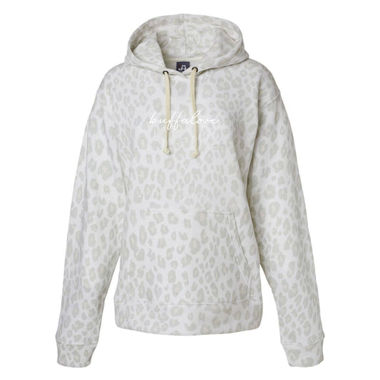Leopard Embroidered Hoodie