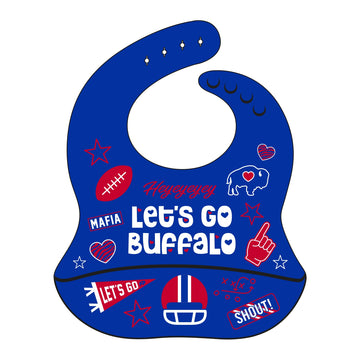 Let's Go Buffalo Silicone Bib