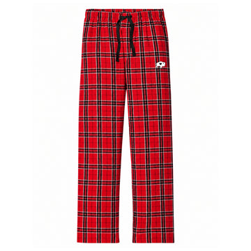 Mens Red and Black Plaid Pajama Pants
