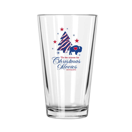 Christmas Stripes Tree Pint Glass