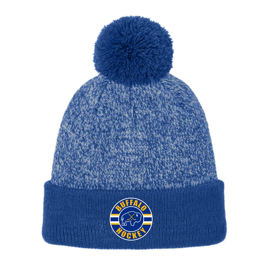 Buffalo Hockey Pom Hat