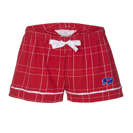 Ladies Flannel Plaid Shorts