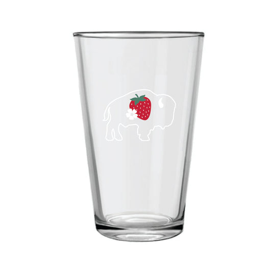 Strawberry Pint Glass