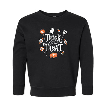 Toddler Trick Or Treat Sweatshirt